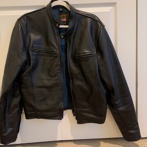 Men’s Leather Biker Jacket
